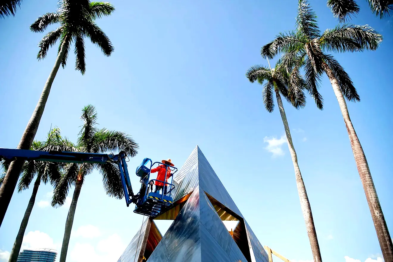 Ongoing sculpture maintenance and process work.
